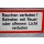 Alu Schild Rauchen verboten! Betretem mit Feuer oder offenem Licht verboten NEU #W1037-K7