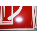 Feuerlöscher Schild nach BGV A8 Kunststoff 15x15 cm nachleuchtend NEU #W1045-K7