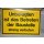 Kunststoffschild Unbefugten ist das Betreten der Baustelle streng Verboten NEU #W1047-01078