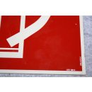 Schild Feuerlöscher 20 x 20 cm Kunststoff langnachleuchdend NEU #W1048-K7