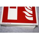 Schild Feuerlöscher 20 x 20 cm Kunststoff langnachleuchdend NEU #W1049-K8