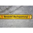 Aluminium Schild Vorsicht! Hochspannung! NEU #W1050-K8