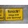 Aluminium Schild Vorsicht Anlage steht unter Spannung NEU #W1052-K8