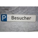 Aluminium Schild Parkplatzschild Besucher NEU #W1053-K8