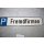 Aluminium Schild Parkplatzschild Fremdfirmen NEU #W1054-K8