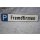 Aluminium Schild Parkplatzschild Fremdfirmen NEU #W1054-K8