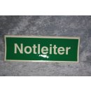 Klebeschild Aufkleber Notleiter langnachleuchtend 10cm x 30cm NEU #W1062-01054-1