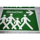 Alu Schild Besucher 300 x 400 mm NEU #W1064-K7