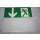 Aluminium Schild Fluchtweg Notausgang Pfeil nach unten NEU DIN 67510 2902/0845 #W1067-01078-1