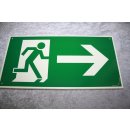 Kunststoffschild Schild Fluchtweg Notausgang Rettungsweg...