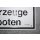 Aluminium Schild für Flurförderzeuge verboten 7117/52 NEU #W1076-K9