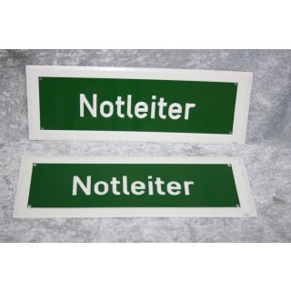 Aluminium Schild Notleiter105 x 300 mm NEU #W1084-K9