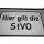 Aluminium Schild hier gilt die StvO NEU #W1087-K9