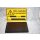 Magnetschild mit dem Hinweis: Nicht einschalten! Es wird gearbeitet! 200 x 300 mm NEU #W1092-277-2