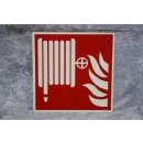 Kunststoff Schild Löschschlauch langnachleuchtend DIN 67510 1582/1151 200 x 200 mm NEU #W1103-K9