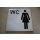 Klebeschild Symbol-WC-Schilder "Damen WC" 300 x 300 mm 1208 NEU #W1107