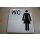 Klebeschild Symbol-WC-Schilder "Damen WC" 300 x 300 mm 1208 NEU Folie mit leichtem Knick #W1108