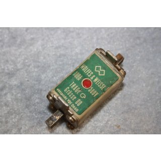 Träge Sicherung Keramik 100 A 500 V Grösse 00 Neuwertig #W1389-1018-3