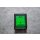 Schalter Ein-Ausschalter Doppel Mast 4 Stecker Schalter grün Neon Rocker 22 x 31 mm 230 V NEU #W1396-1018-1