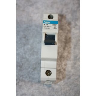 Hager Sicherungsautomat MCM Schutzschalter B16 Neuwetig #W1422-1019-3