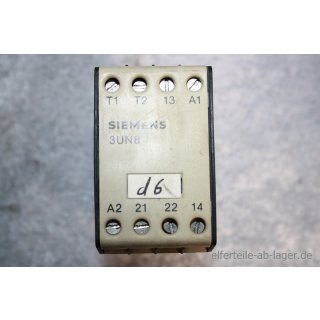 Siemens 3UN8 Motorschutz Auslösegerät 4A 220V 40-60Hz gebraucht #W1480-1019-3