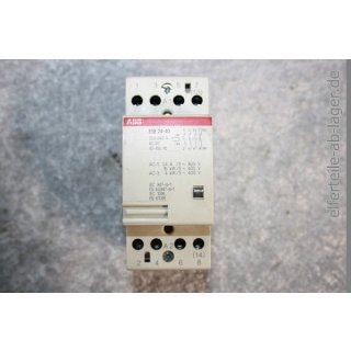 ABB ESB24-40 Installationsschütz 24A 220V 240V gebraucht #W1514-1020-1