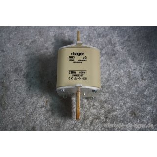 Hager NH3 Sicherungseinsatz LNH3630T 630A 500V Neu #W1540-1023