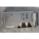 Hager Sicherungseinsätze 5 Stück 16A 500V gG DIL-A16A #W1564-1020-3