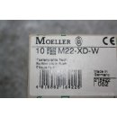 Moeller Tastenplatte flach weiß M22-XD-W NEU #W1580-1020-3