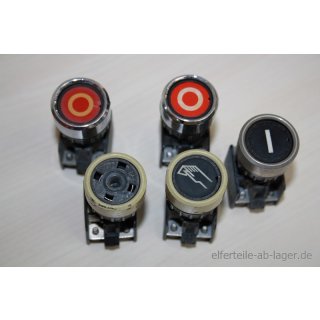 Moeller 5 verschiedene Taster gebraucht #W1618-5-01003