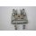 Phoenix Contact Schutzleiter-Reihenklemme Typ K4  500V grau guter Zustand 1302011 #W1672-1009