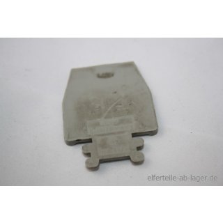 Phoenix Contact Abschlussdeckel Typ D-K4/10 grau guter Zustand #W1689-1024-3