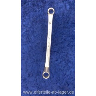 Hazet Doppel-Ringschlüssel 630-19/18 Schlüsselweite 19  x 18 mm einzeln gebraucht #WZ3-558