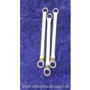 Hazet Doppel-Ringschlüssel 630-24/22 Schlüsselweite 24 x 22 mm einzeln gebraucht #WZ7-558