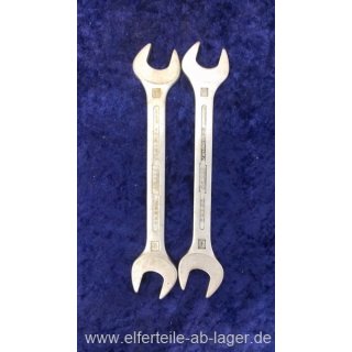 Hazet Doppelmaulschlüssel 450-22/19 Schlüsselweite 22 x 19 mm einzeln gebraucht #WZ28-558