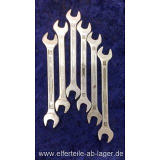 Hazet Doppelmaulschlüssel 450-13/12 Schlüsselweite 13 x 12 mm einzeln gebraucht #WZ35-558